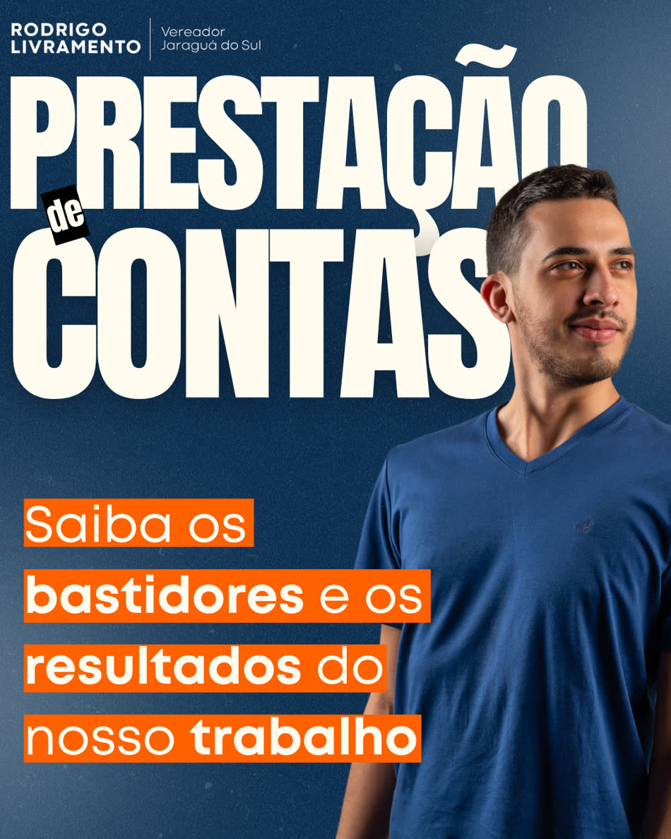 Rodrigo Livramento campaign graphic